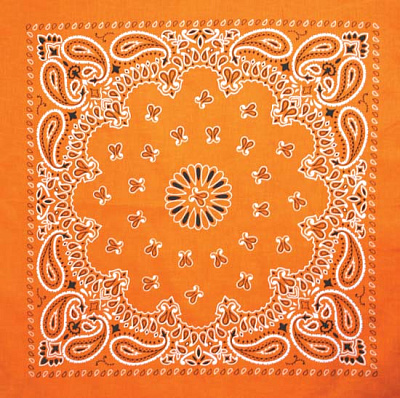 Бандана Огурцы классические ВАРИАНТ 1 (Оранж)