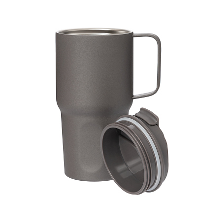 Термокружка вакуумная Aventura, серая