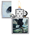 Зажигалка ZIPPO Linda Picken с покрытием Street Chrome, латунь/сталь, серебристая, 38x13x57 мм - Фото 3