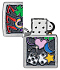 Зажигалка ZIPPO All Luck с покрытием Street Chrome, латунь/сталь, серебристая, 38x13x57 мм - Фото 4