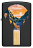Зажигалка ZIPPO Mountain Waterfall с покрытием Black Light, латунь/сталь, черная,матовая 38x13x57 мм - Фото 2