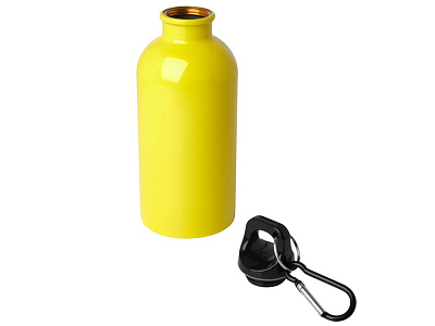 Одностенная бутылка для воды с карабином Oregon, 400 мл