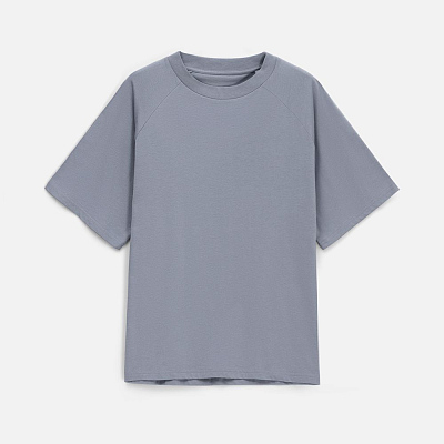 Футболка унисекс оверсайз T2, серая