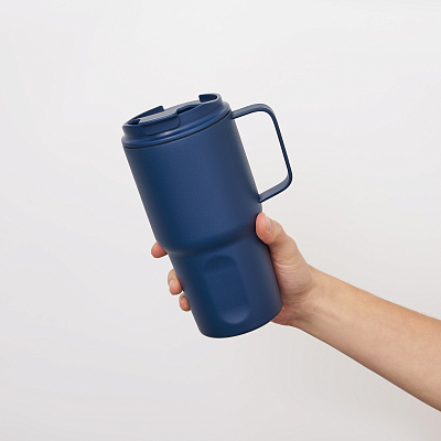 Термокружка вакуумная Aventura, синяя