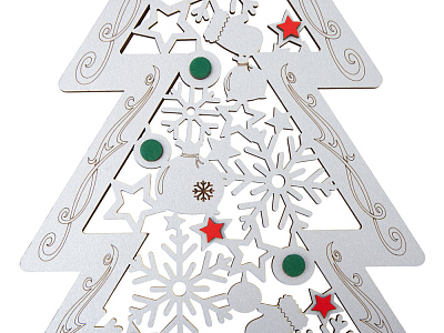 Шкатулка из фанеры в виде елки Firytale