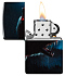 Зажигалка ZIPPO Horror Wolf с покрытием 540 Matte, латунь/сталь, черная, 38x13x57 мм - Фото 3