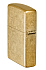 Зажигалка ZIPPO Classic с покрытием Tumbled Brass, латунь/сталь, золотистая, матовая, 38x13x57 мм - Фото 8