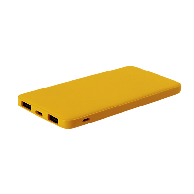 Внешний аккумулятор Bplanner Power 1 ST, софт-тач, 5000 mAh (Желтый) (Желтый)