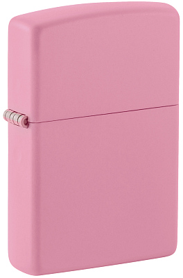 Зажигалка ZIPPO Classic с покрытием Pink Matte, латунь/сталь, розовая, матовая, 38x13x57 мм