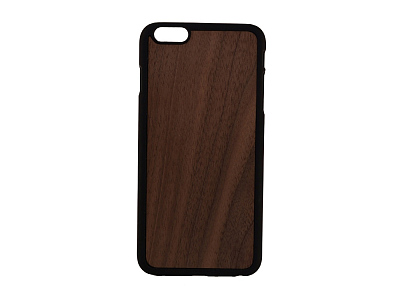 Чехол-бампер для iPhone 6/6s plus, орех (Темно-коричневый/черный)