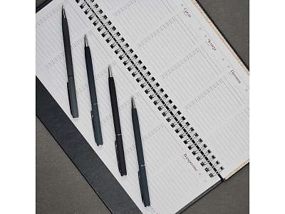 Ручка металлическая шариковая Palermo, софт-тач