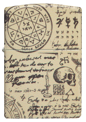 Зажигалка ZIPPO Alchemy Design с покрытием 540 Matte, латунь/сталь, бежевая, матовая, 38x13x57 мм