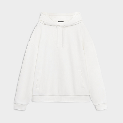 Худи релакс унисекс Баланс (Balance), с начесом , размер M/L (Белый)