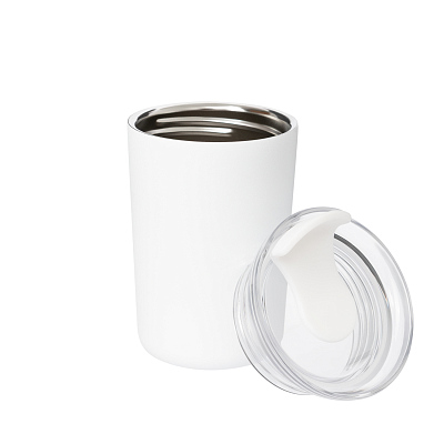 Термокружка вакуумная Strada, белая