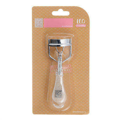 Завиватель для ресниц Dewal Beauty с ручкой из пшеничной соломы