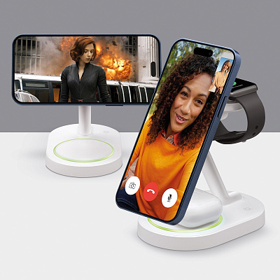 Беспроводная зарядная станция 3 в 1 MagSafe QI2 NEO