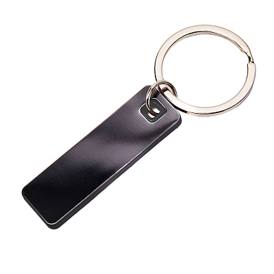 Брелок TONER STICK; 5,28 x 1,6 x 0,42 см; черный; металл/пластик (Чёрный)