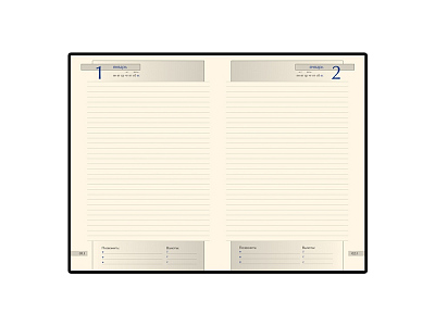 Ежедневник А5 полудатированный Imperium