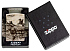 Зажигалка ZIPPO Western Design с покрытием 540 Matte, латунь/сталь, белая, 38x13x57 мм - Фото 6