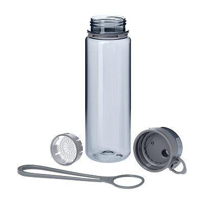 Бутылка для воды Como, серая