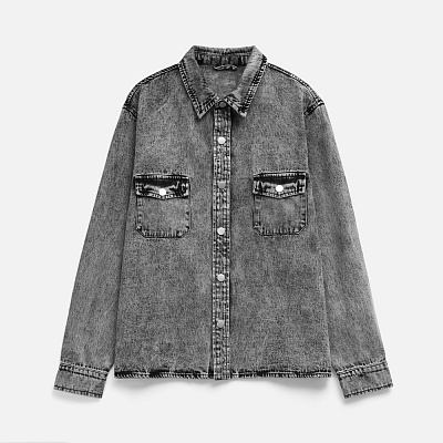 Куртка джинсовая O3, серая (Джинс)