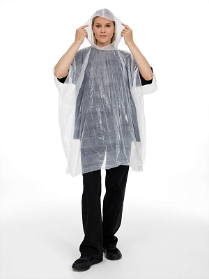 Дождевик в круглом футляре Nimbus, красный