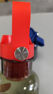 Бутылка для воды "Ариэль" 600 мл, красный