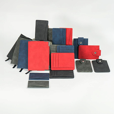 Чехол для карт Luma, с 2 отделениями, темно-синий