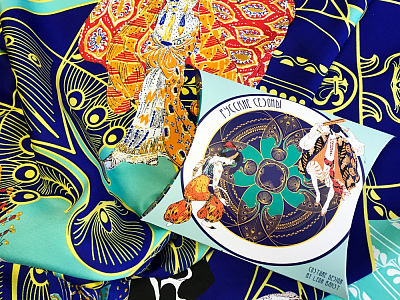 Платок Русские сезоны. Леон Бакст