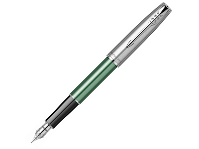 Ручка перьевая Parker Sonnet Essentials Green SB Steel CT