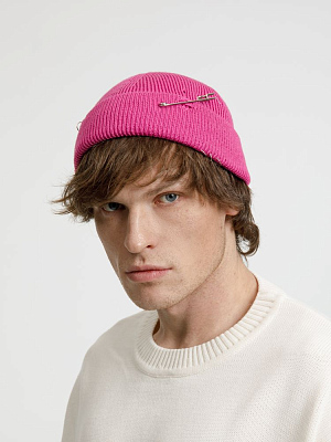 Шапка Pricker, розовая (малиновая)
