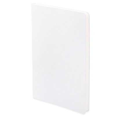 Бизнес-блокнот FUNKY SNOW, формат А5, блок в точку (Белый, оранжевый)