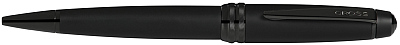 Шариковая ручка Cross Bailey Matte Black Lacquer. Цвет - черный.