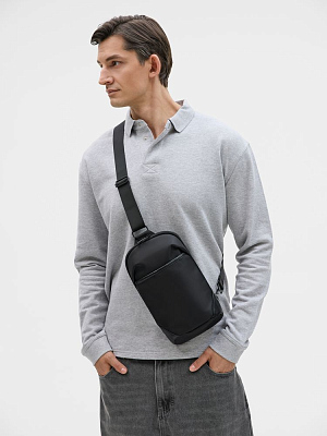 Рюкзак на одно плечо Solnex, черный