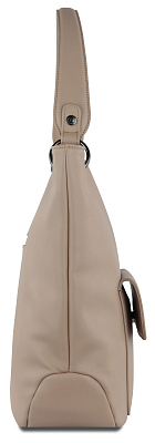 Сумка-хобо BUGATTI Almata, песочная, полиуретан, 41х11х32 см