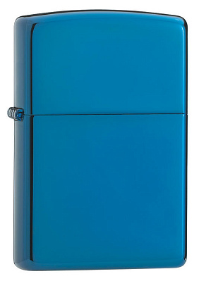 Зажигалка ZIPPO Classic с покрытием Sapphire™, латунь/сталь, синяя, глянцевая, 38x13x57 мм (Синий)