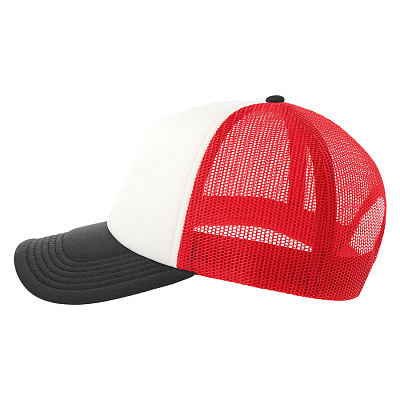 Бейсболка RAPPER-S, 5 клиньев, пластиковая застёжка