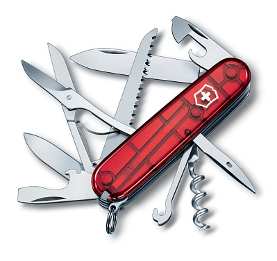 Нож перочинный VICTORINOX Huntsman, 91 мм, 15 функций  (Красный)