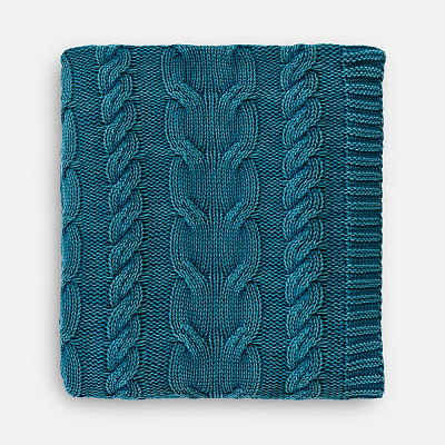 Плед Hygge, темно-зеленый