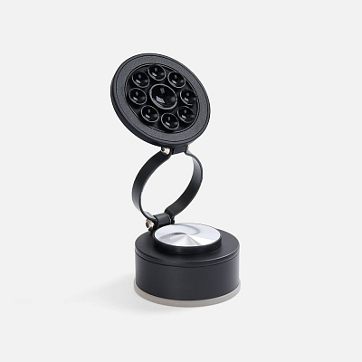 Вакуумный магнитный держатель airFix, черный с серым (Серый)