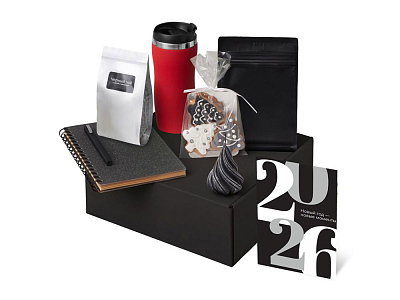 Подарочный набор Re:Charge с термокружкой, кофе и блокнотом