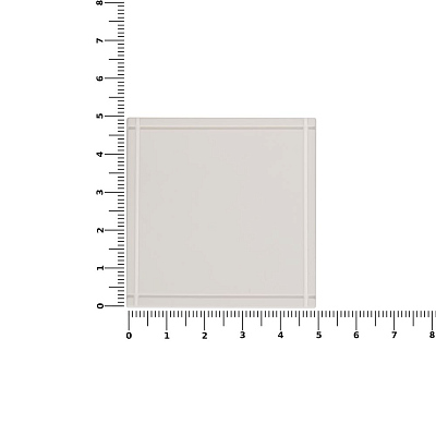 Лейбл из ПВХ Dzeta, L, белый