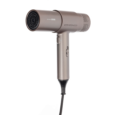 Фен DEWAL BEAUTY Triumph, кофейный, 1800-2000 Вт, бесщеточный мотор, 1 насадка, 1 диффузор