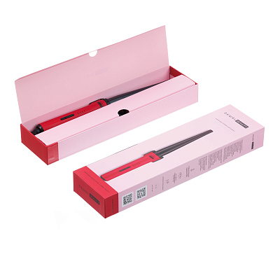 Плойка для волос DEWAL BEAUTY Comfort, конусная, 13-25 мм, 38 Вт, красная