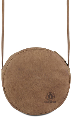 Сумка женская KLONDIKE YUKON «Chloe», натуральная кожа в светло-коричневом цвете, 20 х 20 х 5 см