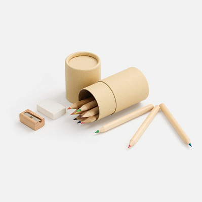 Набор цветных карандашей Pencilvania Tube Plus крафт