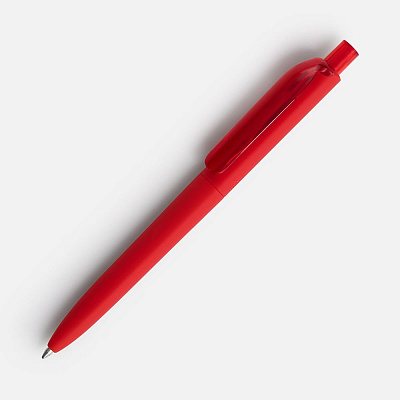 Ручка шариковая Prodir DS8 PRR-T Soft Touch, красная (Красный)