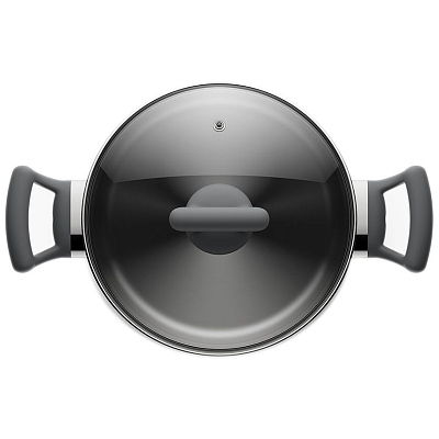 Кастрюля со стеклянной крышкой Vikki