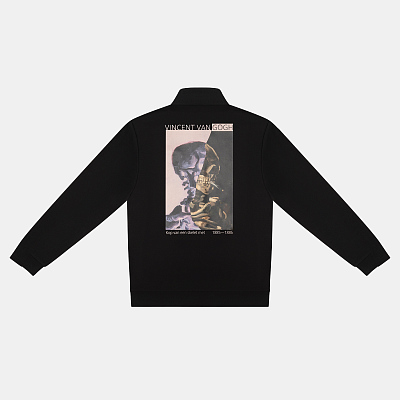 Толстовка на молнии Астин (Astin) черная