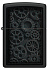 Зажигалка ZIPPO Steampunk с покрытием Black Matte, латунь/сталь, черная, матовая, 38x13x57 мм - Фото 2